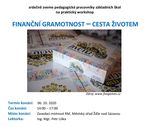 Finanční gramotnost - cesta životem