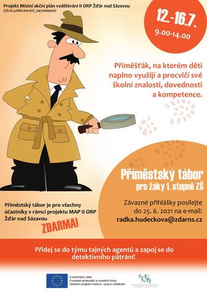 Příměstský tábor pro žáky 1. stupně ZŠ