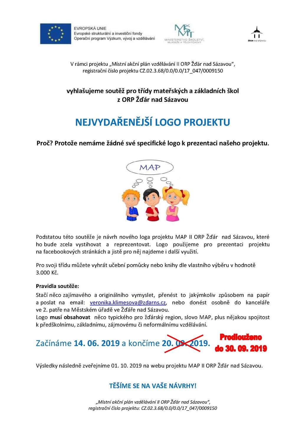 Soutěž o nejvydařenější logo projektu