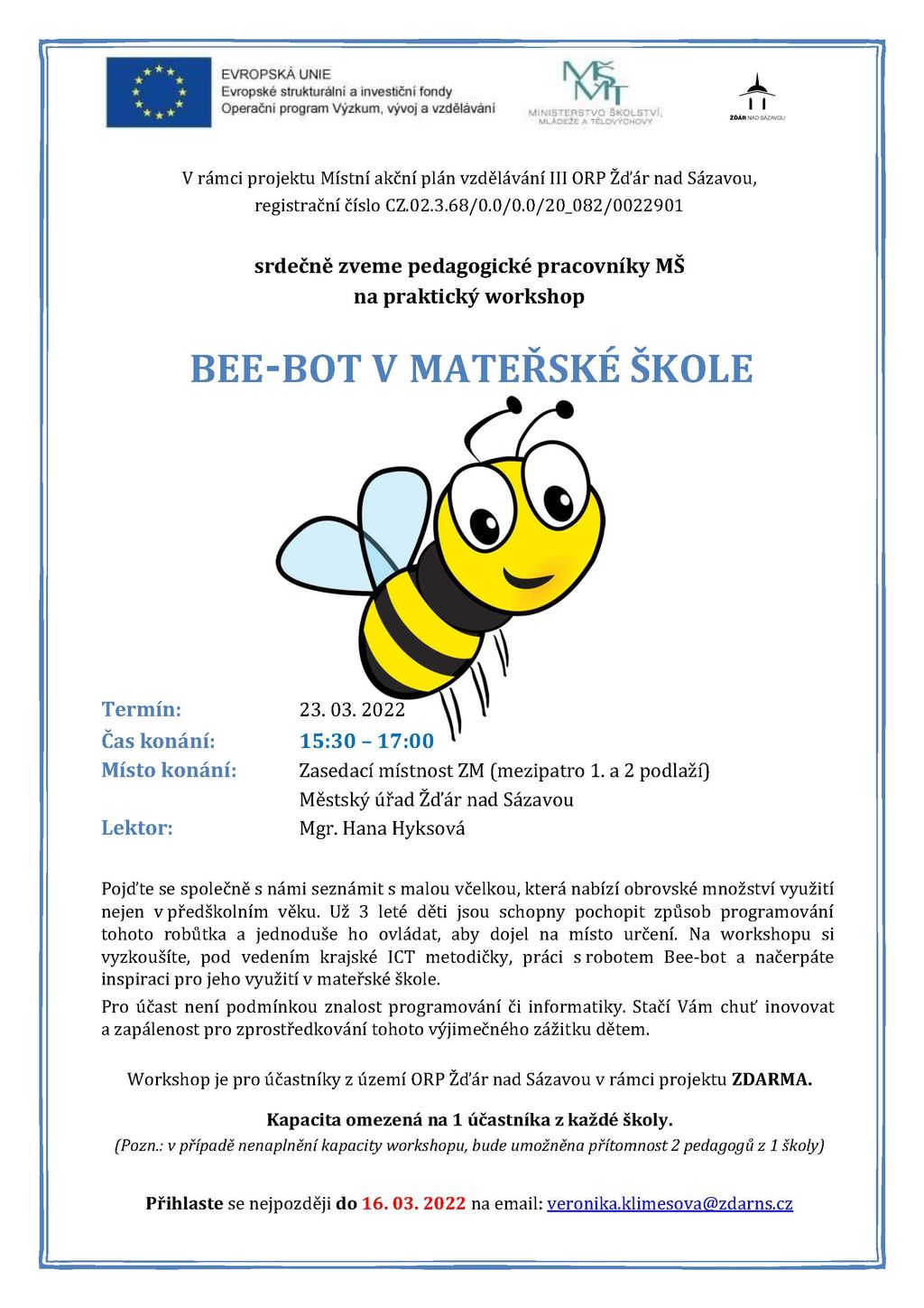 Bee-bot v MŠ