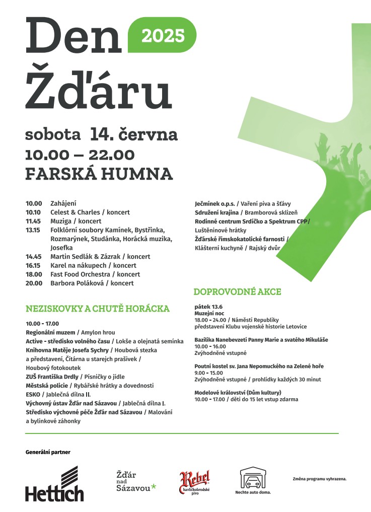 Den Žďáru 2025