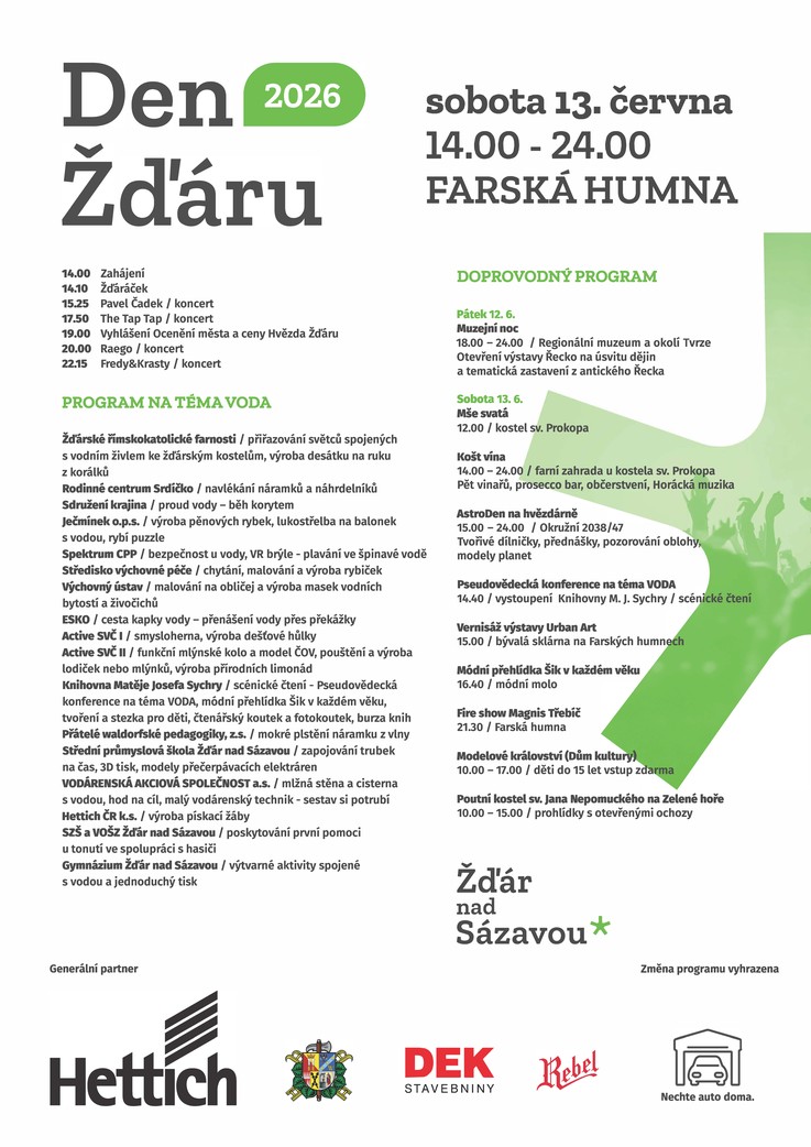 Den Žďáru 2026