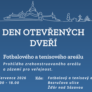 Den otevřených dveří fotbalového a tenisového areálu