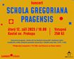 Koncert Schola Gregoriana Pragensis