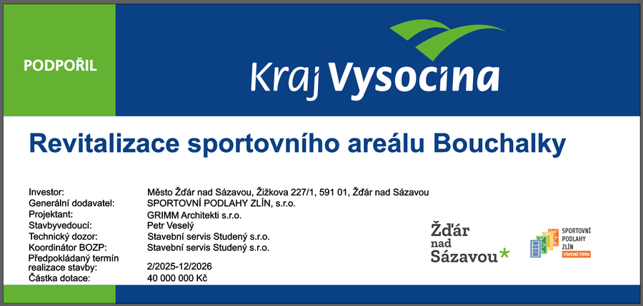 Revitalizace sportovního areálu Bouchalky